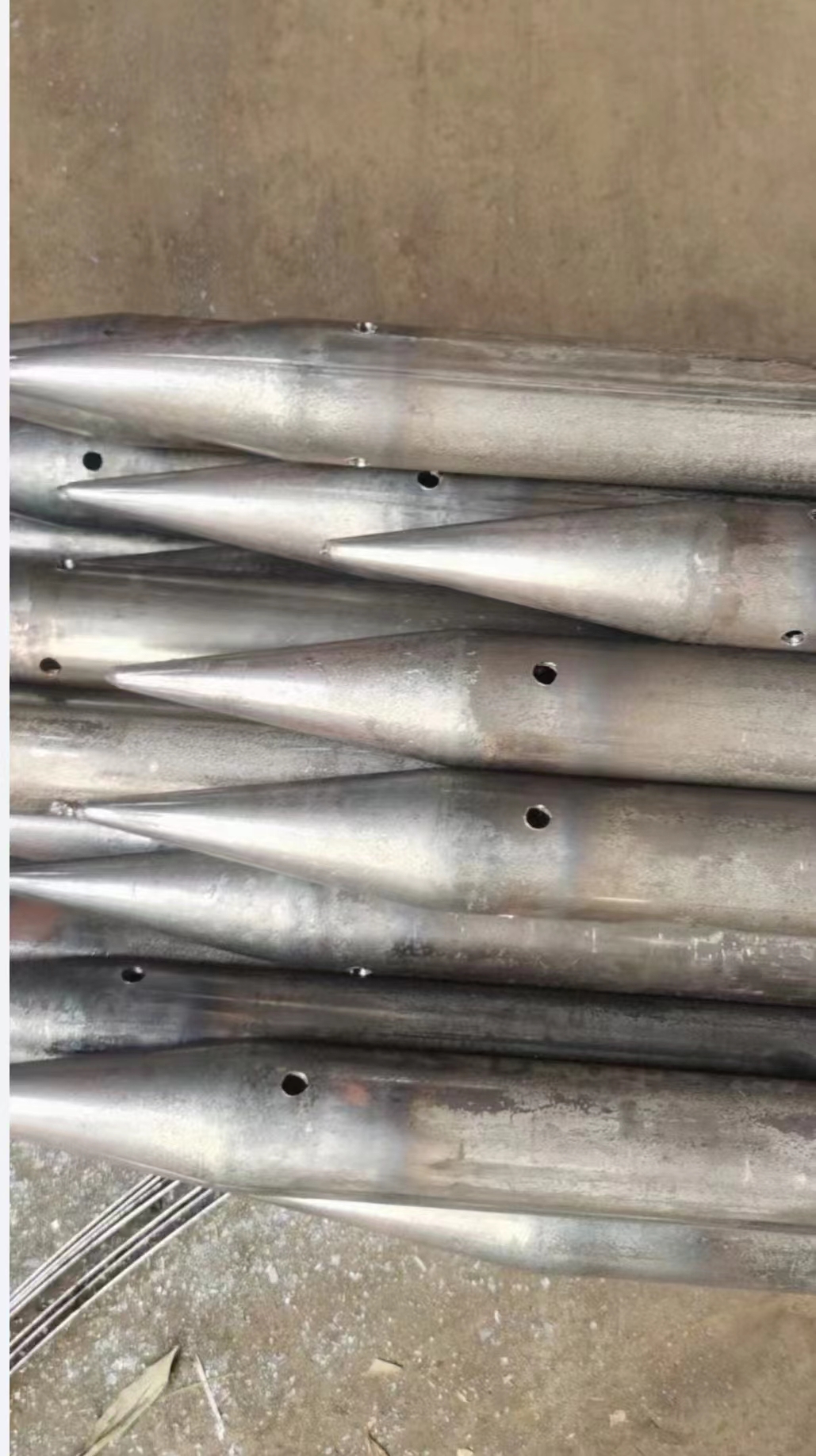 钢花管孔洞处理